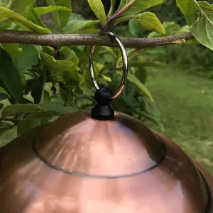 Copper Style Extra Large Hanging Seed & Nut Bird Feeders (Set of 2)