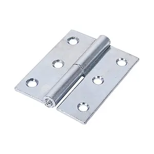 TIMCO Lift Off Hinges (457) Left Hand Steel Silver - 75 x 62