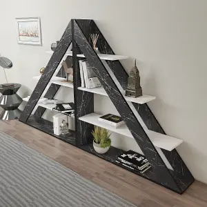 Decorotika Pisagor Corner Bookcase Shelving Unit