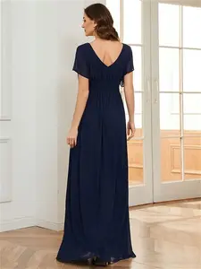 Ever-Pretty Elegant Navy Blue Concert Dress Polyester