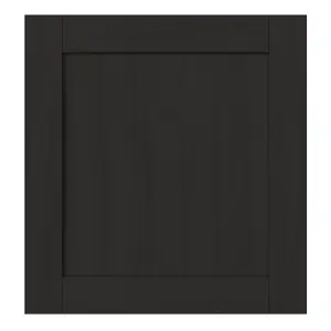 GoodHome Verbena Matt charcoal Shaker Tall appliance Cabinet door (W)600mm (H)633mm (T)20mm