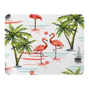 Flamingo & Palm Trees (Blanket) / Default Title