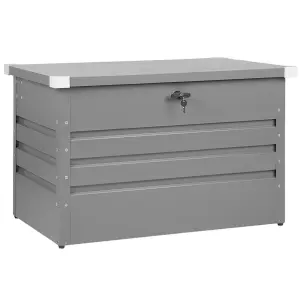 Beliani Storage Box Grey CEBROSA