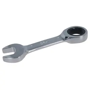 17mm Stubby Ratchet Combination Spanner Metric Wrench 72 Teeth SPN10