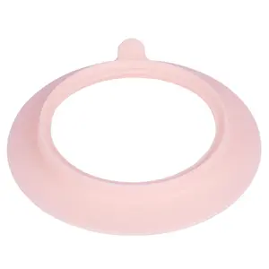 Tiny Dining Silicone Bamboo Bowl Suction Cup - Pastel Pink