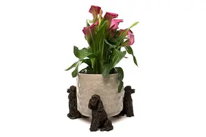 Poodle Plant Pot Feet - Set of 3 - L8 x W4.5 x H9.5 cm