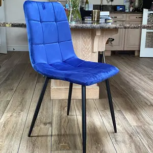 Eyre Upholstered Dining Chair Blue