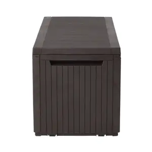 Keter Springwood Anthracite 305l Garden storage box 570mm 1230mm