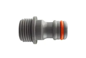 Garden Hose Connectors Fittings Universal Standard Hozelock Compatible White 1/2" Male Connector