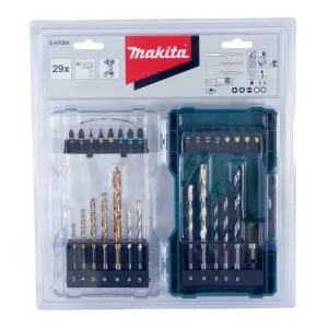 Makita 29 piece Straight Mixed Drill & screwdriver bit set - E-07054