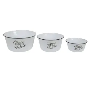 Maison by Premier La Cuisine De Mere Set Of 3 Mixing Bowls