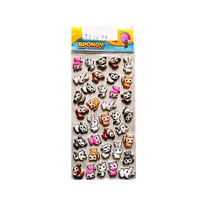 Animals Puffy Stickers Multicoloured (One Size)