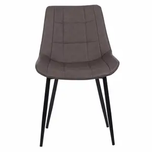 Hundley Upholstered Dining Chair (Set of 2) Brown