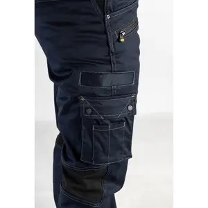 Caterpillar - Operator Flex Trouser - Blue - Trousers - 30" L - 36" W