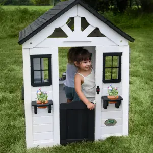 Backyard Discovery Sweetwater Cedar Wooden Playhouse White