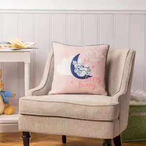 Peter Rabbit TM Peter Rabbit Sleepy Head Velvet Piped Feather Rich Cushion