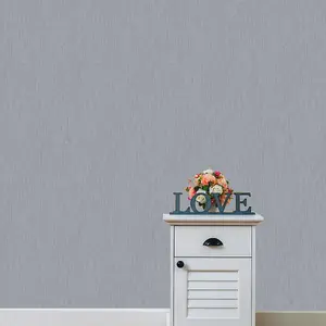 Love Your Walls Shimmer Plain Wallpaper Grey E95109