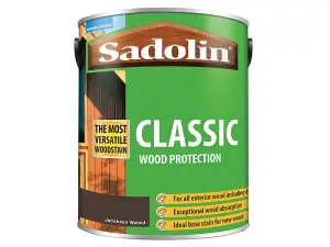 Sadolin 5028467 Classic Wood Protection Jacobean Walnut 5 litre SAD5028467