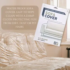 Premium Sofa Cover for Moving Homes. Durable, Reusable, and Water Resistant Protection