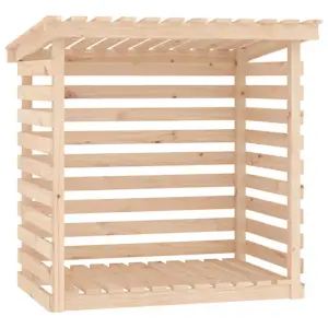 Berkfield Firewood Rack 108x73x108 cm Solid Wood Pine