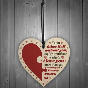 I Love You Keepsake Gifts Husband Wife Valentines Day Gift For Him Her Other Half