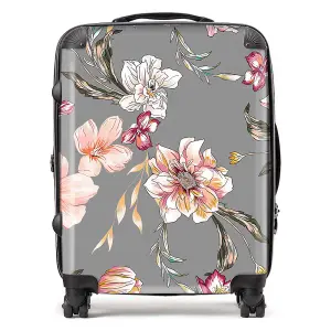 Peony, Lily, Tulip, Daisy Colorful Suitcase - Large