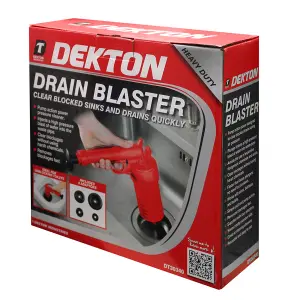 Dekton Drain Basins, baths, showers & Sinks Blaster with Attachments