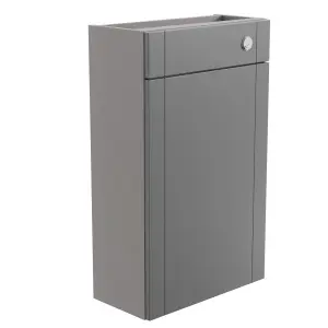 Ashford Matt Grey Toilet cabinet (H)820mm (W)500mm