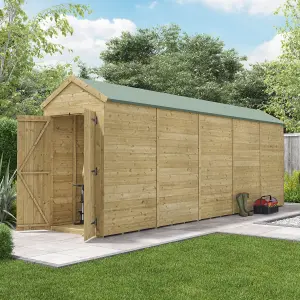 BillyOh Switch Tongue and Groove Apex Wooden Shed - 20x4 Windowless - 15mm Thickness