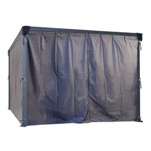 Palram - Canopia 4K Series Grey Gazebo curtain, Pack of 6 (L)2170mm (W)4010mm