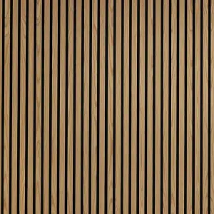 STRIVO Acoustic Slat Panel - Natural Ash 600mm x 2400mm