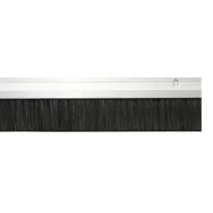 Stormguard Silver Garage Door 25mm Brush