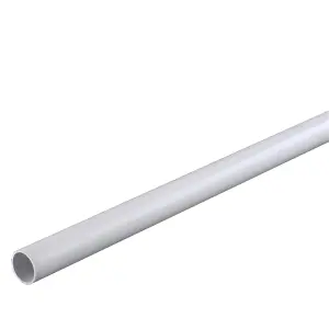 FloPlast White Solvent weld Waste pipe, (L)3m (Dia)32mm