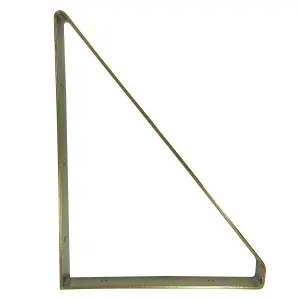 GoodHome Clever Gold effect Steel Shelving bracket (H)280mm (D)200mm