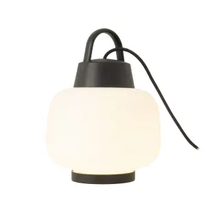 Luminosa Lamtam Outdoor Portable Lamp Black, Opal, IP44