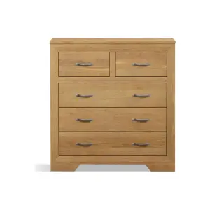 Bellingham Solid Oak 2 Over 3 Chest of Drawers