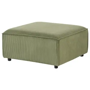 Left-Hand Corner Sofa with Ottoman ARDAL Green Corduroy Left Hand