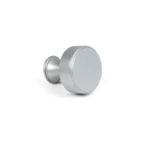 From The Anvil Satin Chrome Scully Cabinet Knob - 25mm