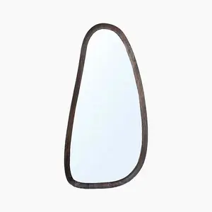 Inayat Asymmetrical Mirror - Mango Wood - L120 x W50 x H5 cm - Brown