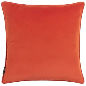 Paoletti Tayanna Metallic Velvet Piped Feather Filled Cushion