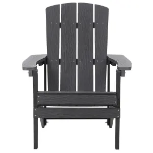 Garden Chair ADIRONDACK Dark Grey