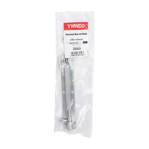 TIMCO Necked Barrel Bolt Satin Chrome - 150 x 25mm