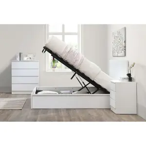 Birlea Oslo King Ottoman Bed White