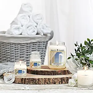 Prices's Candles Large Jar Candle, Open Window (Fragrance Range)