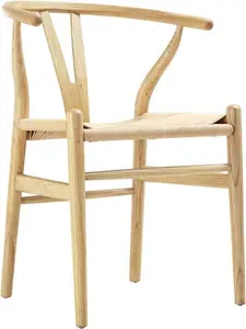 Hansel Natural Dining Chair, Natural Wooden Frame, Natural Weave Seat - Dining Room Chairs - Dining Table Chairs - Daals - Dining Chairs