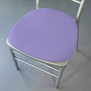 Lavender Spandex Chair Pad Cover - Pack of 1