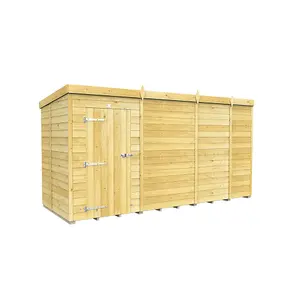 DIY Sheds 13x5 Pent Shed - Single Door Without Windows