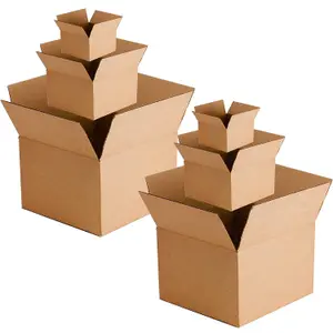 25 x 17x10x5" Strong Single Wall Cardboard Shipping Storage Packing Boxes