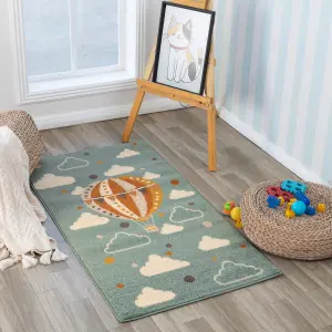 MONTY Kids' Bedroom & Playroom Rug 80 x 150 cm