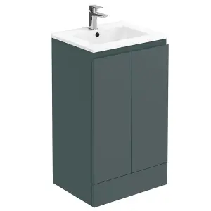 Aquarius Halite Waterproof Grey 500mm Vanity Unit and 1TH Basin